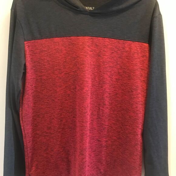 Real Essentials Boys Size Large Lightweight Hoodie Polyester/Spandex Red - Picture 1 of 3